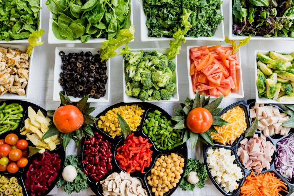 Fresh, colourful ingredients at fore.